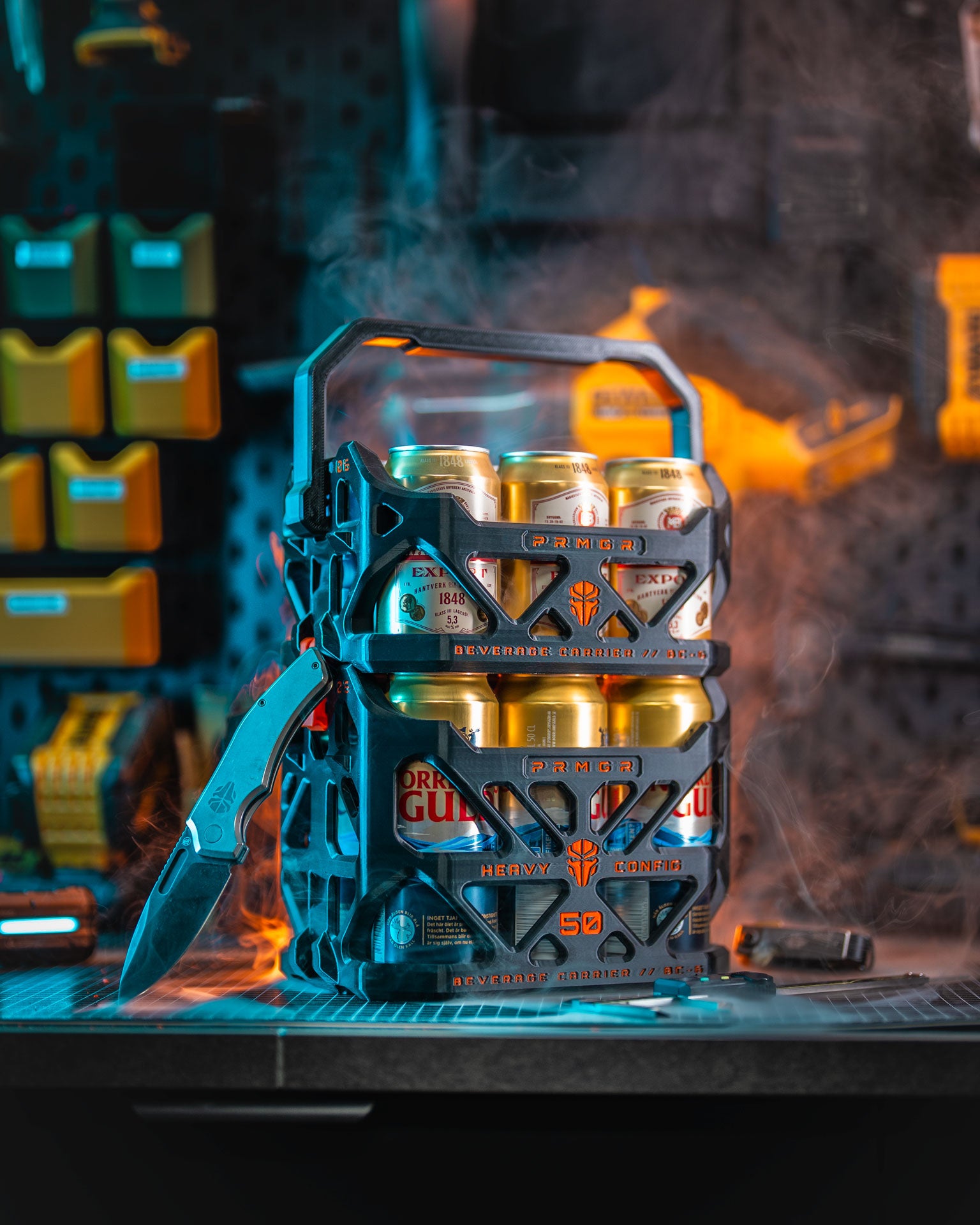 PRMGR BC-6 BEVERAGE CARRIER (PETG)