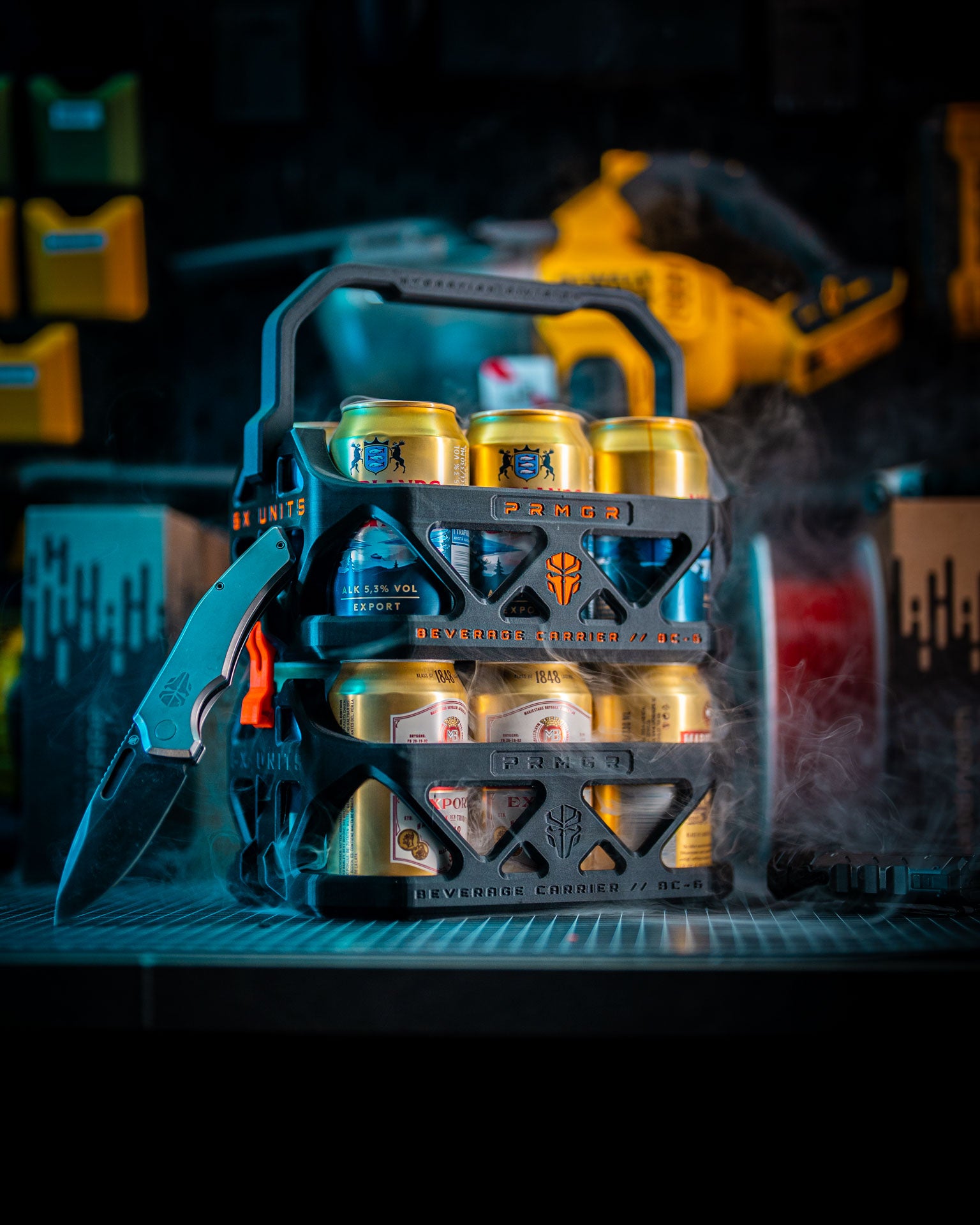 PRMGR BC-6 BEVERAGE CARRIER (PETG)